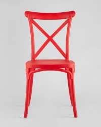 Стул пластиковый Кроссбэк Красный
