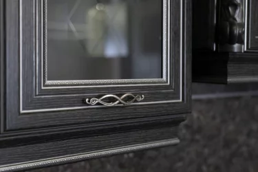 Кухонный гарнитур 2600 Италия №01 Черный Дуб темный