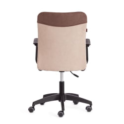 Кресло компьютерное ФЛЙ флок , коричневый/бежевый, 6/7 / FLY