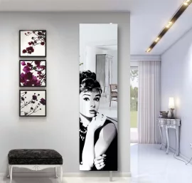 Поворотный зеркальный шкаф Drive SP Art Белый