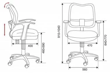 Кресло офисное Бюрократ CH-W797/PK/TW-13A