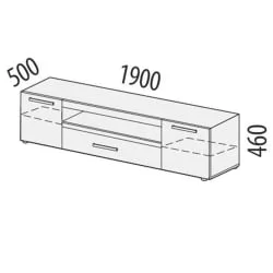 ТВ-тумба Фреска 66.02