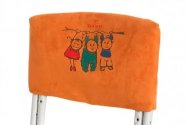 Чехол для стула Замша Оранжевая