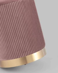 Банкетка Шарлотта с ящиком велюр Розовый