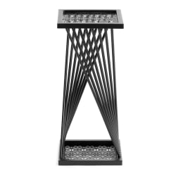 Журнальный стол Osteria/Остерия металл, черный, 25,5х25,5х59 см