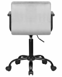 Компьютерное кресло DOBRIN TERRY BLACK (серый велюр (MJ9-75))