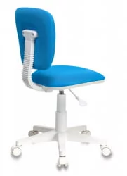 Кресло детское Бюрократ CH-W204NX (пластик белый) Светло-голубой TW-55