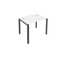 Стол письменный МЕТАЛ СЙСТЕМ Б.СП-1 Белый/Антрацит / METAL SYSTEM