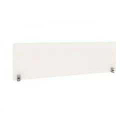 Экран тканевый для стола L1600мм Metal System Б.ТЭКР-4 Белый