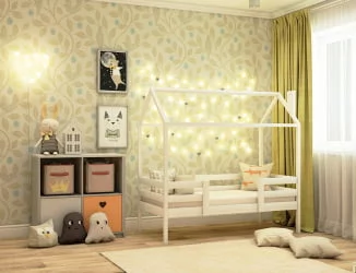 Кровать-домик RooRoom кд-2 Белый