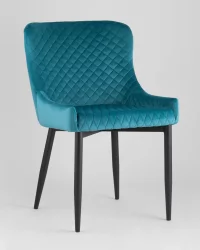Стул мягкий Ститч велюр (Темно-бирюзовый)