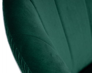 Кресло DOBRIN EDISON BLACK (зеленый велюр (1922-9))