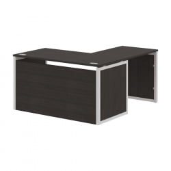 Стол письменный угловой левый XTEN-QP XQPCT 1415H L Дуб Юкон Серый