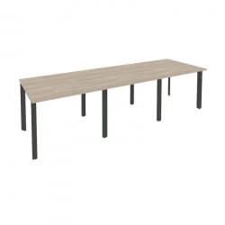 Стол переговорный (3 столешницы) ONIX O.MP-PRG-3.1 Дуб Аттик/Антрацит