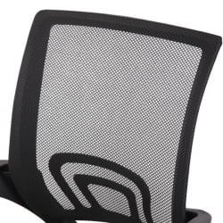 Кресло CРОМЕКС (КРОМЕКС) Топ CХ-695 сетка/ткань ТВ черное / CROMEX Top CH-695 TW