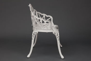 Скамья Secret De Maison Strauss (Штраус) алюминиевый сплав, 99хх56х76см, butter white