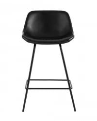 Стул полубарный Деймон (ПБ) экокожа Черный