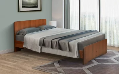 Кровать на уголках №5 1200*1900 Дуб млечный