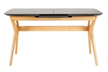 Стол раздвижной Нарвик Ceramic 140-180 Automatic Natur/Dark marble