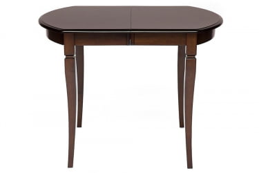 Стол раскладной Modena (MD-T4EX) дерево гевея/мдф, 100+29х75х75 см, Tobacco