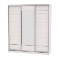 Шкаф-купе B-230х200х60-2(ЯАС-D7D8D7)