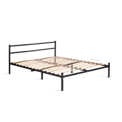 Кровать двуспальная из металла Marco металл, 160*200 см, черный