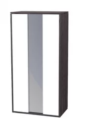 Шкаф для посуды в гостиную Куб К04 Белый софт Черный ясень