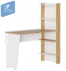 Стол письменный TECHNO СП-001 Белый/дуб крафт золотой