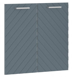 Двери средние Torr LUX TLMD 42-2 Серо-голубые