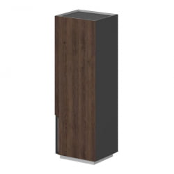 Гардероб правый Oliver OL-20-16.OS.DT.R Оникс серый Дуб табак