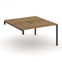 Двойной стол-надставка на опорную тумбу CОНCЕПТ CН.ДСН-003 Сандал Янтарный Антрацит / CONCEPT CN.DSN-003