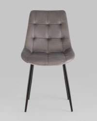 Стул Флекс Нев велюр светло-серый 2шт / New