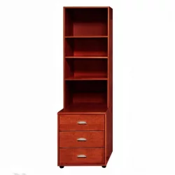 Стеллаж открытый с тумбой и ящиками Modul 4 Яблоня