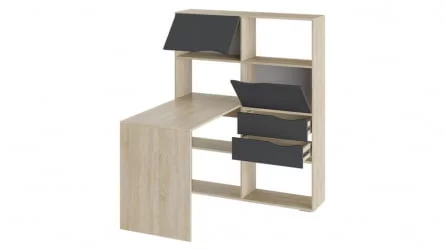 Стол в гостиную тип 7 Дуб Сонома/Графит Серый