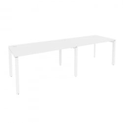 Рабочая станция на П-образном м/к ОНИКС О.МП-РС-2.3.8 Белый Бриллиант / ONIX O.MP-RS-2.3.8