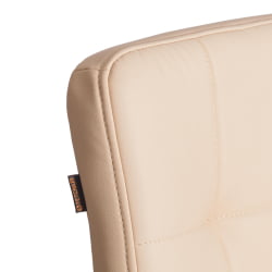 Полубарный стул Medeo/Медео экокожа , бежевый, 42х56х102 см