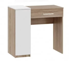 Стол туалетный Импульс SN16.21 Дуб сонома/белый глянец