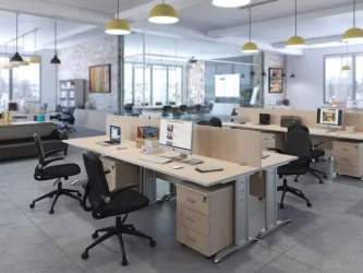 Комплект мебели для персонала Swift 10 Светлый дуб