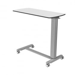 Передвижной приставной столик с регулировкой по высоте EUREKA ERK-BF-1006, белый