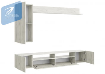 Гостиная Соло-16 Дуб крафт белый