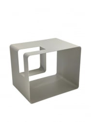 Журнальный столик Viwa металл светло-серый