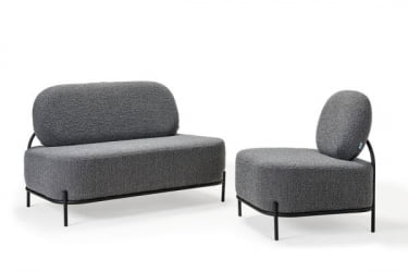 Диван металл Gawaii Д Dark grey