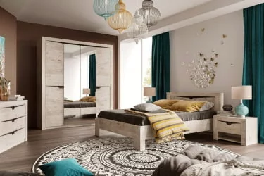 Детский шкаф для одежды Соренто 03 Дуб бонифаций