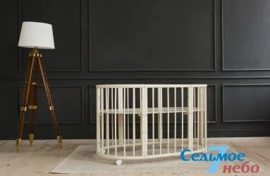 Кровать-трансформер 6-в-1 Merry Happy 01 Слоновая кость