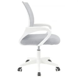 Кресло CРОМЕКС (КРОМЕКС) Топ CХ-695В сетка/ткань ТВ серое / CROMEX Top CH-695W TW