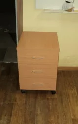 Тумба подкатная Р.Т-3 бук Бавария светлый