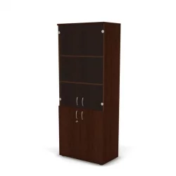 Шкаф комбинированный с замком Танго Ш64Тз Орех