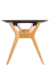 Стол раскл. Нарвик Glass 120-150 Automatic Natur/Light matte glass