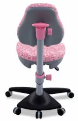 Кресло детское Бюрократ KD-2 PK/HEARTS-PK Розовый сердца