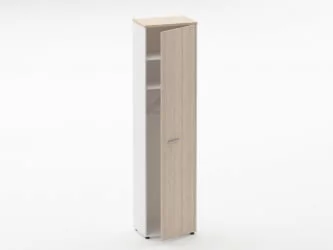 Шкаф для одежды 5 узкий Дека 10.23.302Пр Туя/Белый / Deka